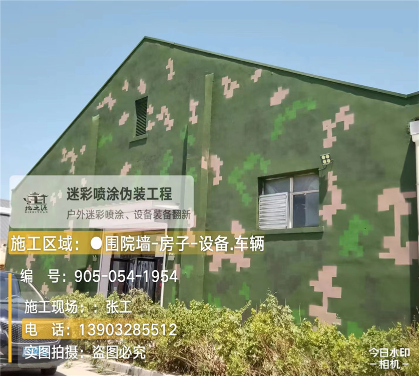 鄂州外墙数码迷彩漆施工报价清单（100㎡标准墙面测算）